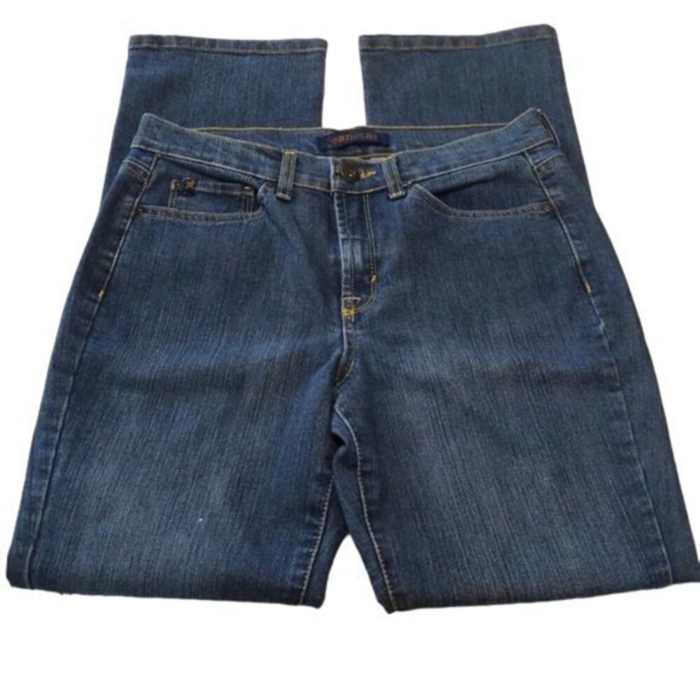 Women's Jeanstar Denim Blue Jeans Straight Leg Size 8 EUC #0753